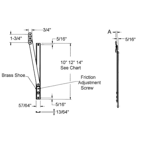 Strybuc 10" HD FRICTION ADJUSTER 28-10-10-0